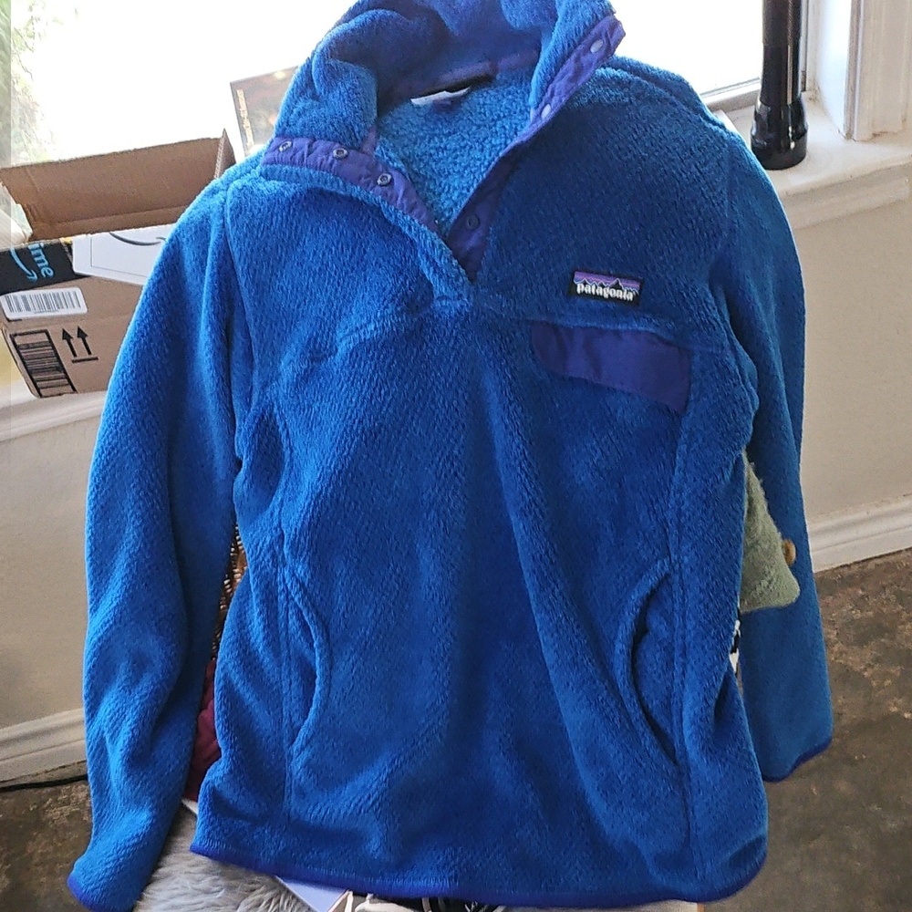 Patagonia® Worn WearWomen's Re-Tool Snap-T® Pullover  Blue Size Womens Small